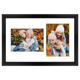 Golden State Art 5x7-9x14 collage frame front view highlights versatile display options.