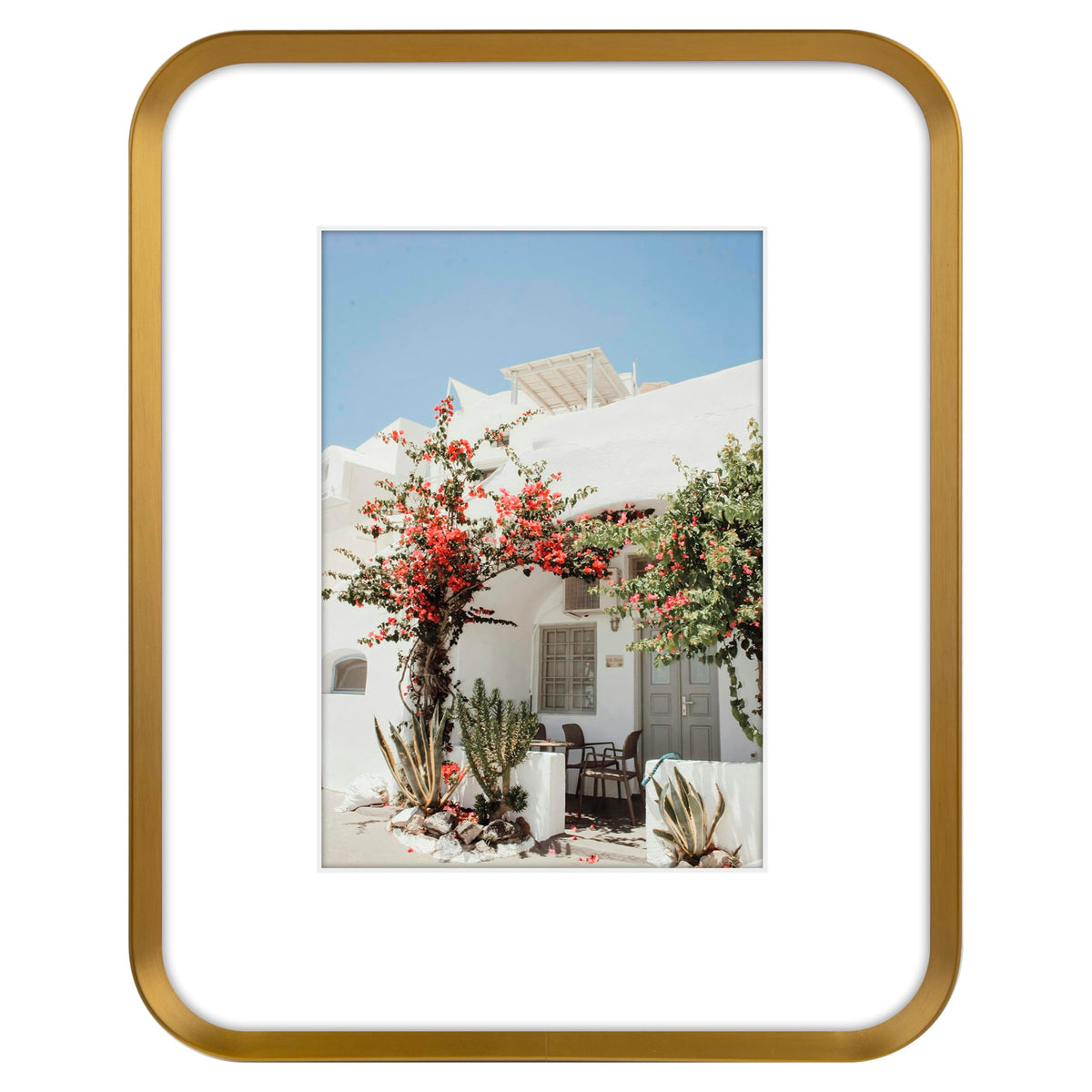 Golden State Art frame with bronze gold finish and real glass for pristine displays.