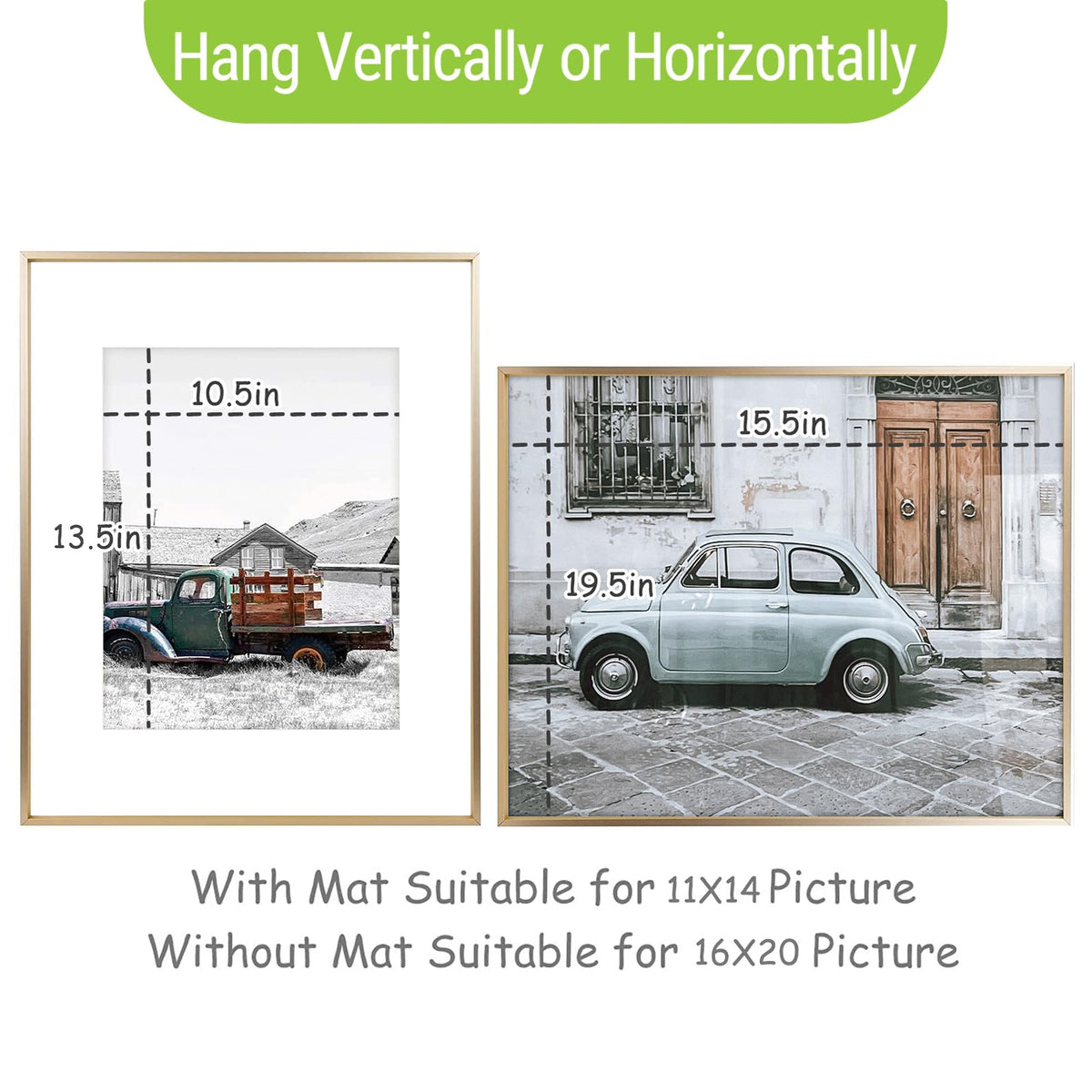 Golden State Art durable aluminum frame guards photos from scratches.