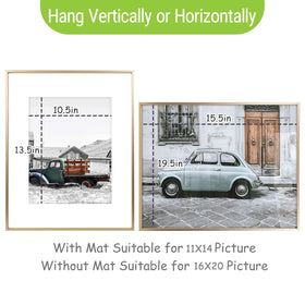 Golden State Art durable aluminum frame guards photos from scratches.
