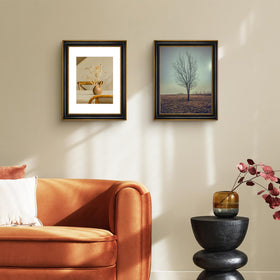 Golden State Art back with two hangers supports vertical or horizontal hanging.