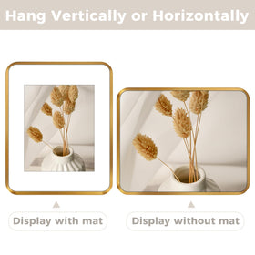 Golden State Art bronze-gold frame complements modern decor with a matte surface
