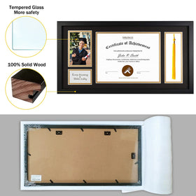 Golden State Art frame with acid-free mat for long lasting keepsake display