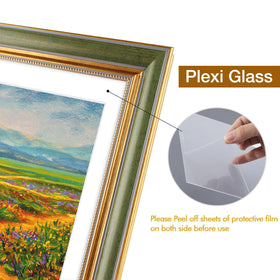 Golden State Art 1.25 inch frame border offers classic framing presence.