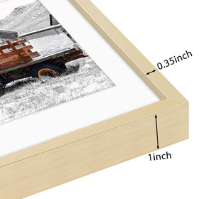Golden State Art gift-ready frame adds color and personal touch.