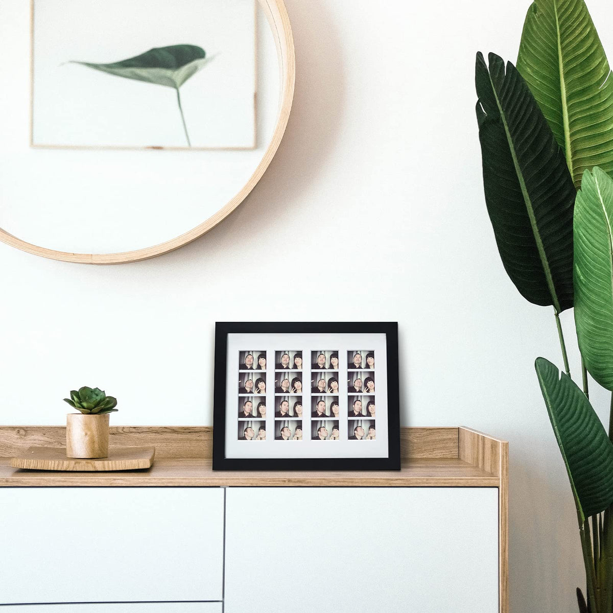 Golden State Art frame with outside 9x12 dimensions, compact yet impactful.