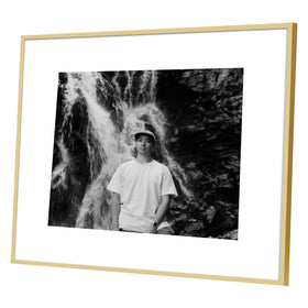 Golden State Art frame with real glass cover protects your photo while maintaining clarity