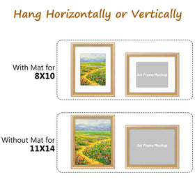 Golden State Art real glass front delivers clear viewing.