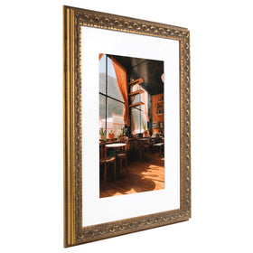Golden State Art frame texture design highlights bronze detailing for a sophisticated look.