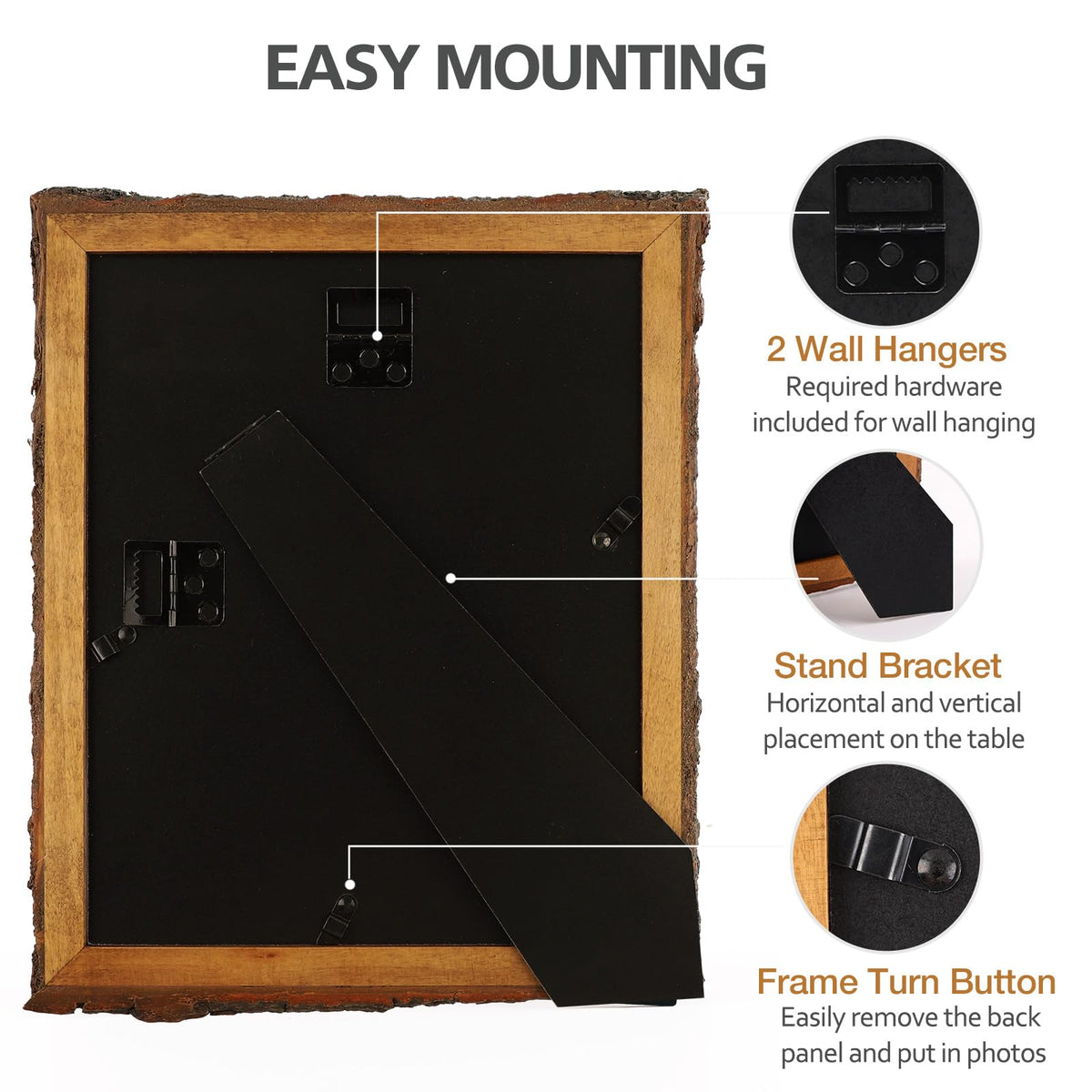 Golden State Art vertical or horizontal mounting for versatile layouts.