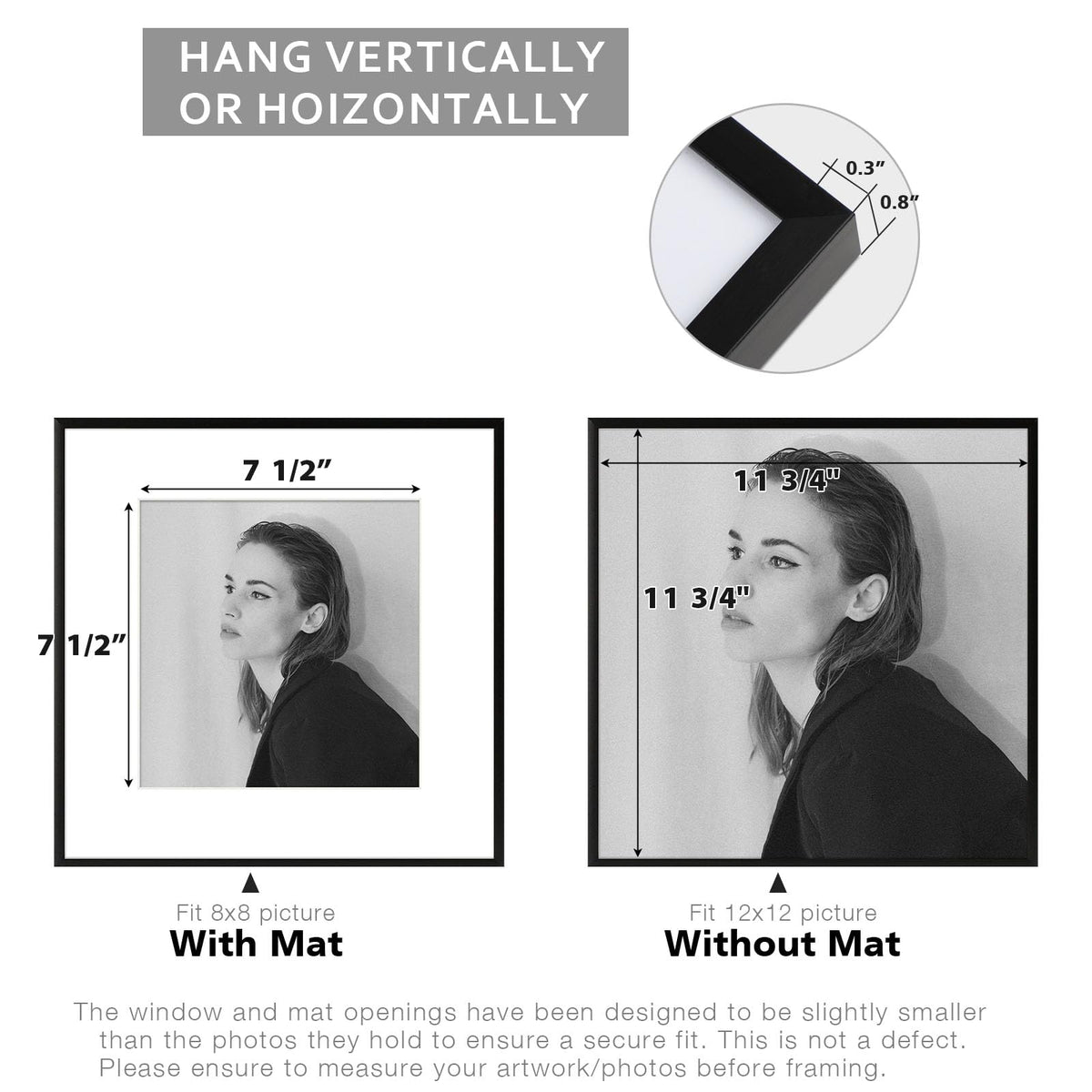 Golden State Art wall-mount display showcases a sleek black frame