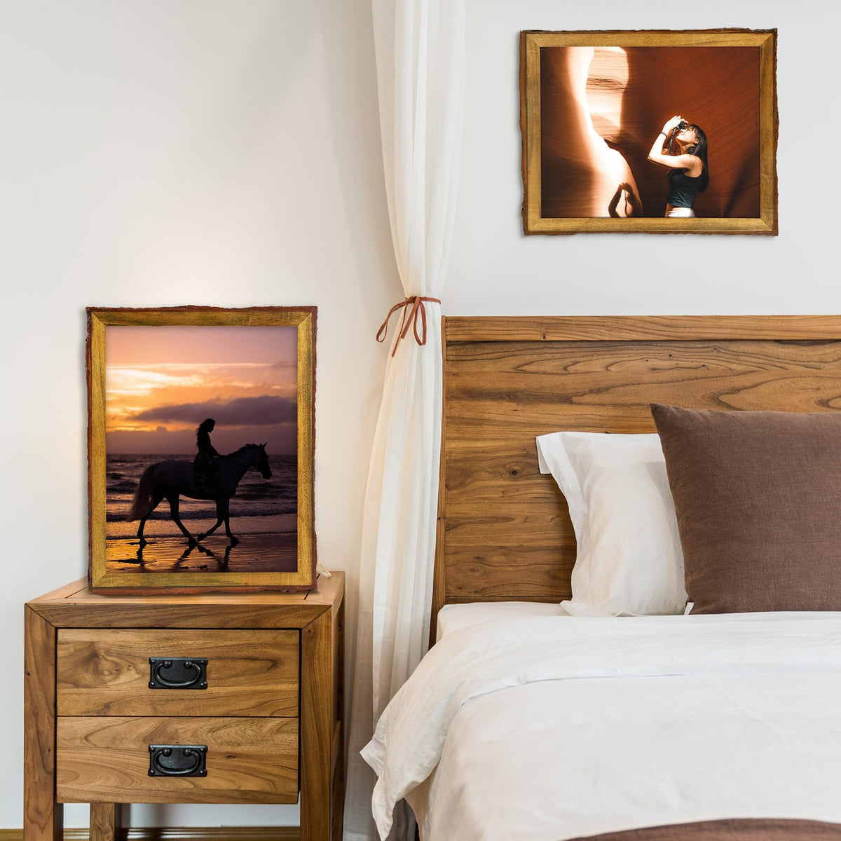 Golden State Art horizontal wall mount demonstrates versatile orientation.