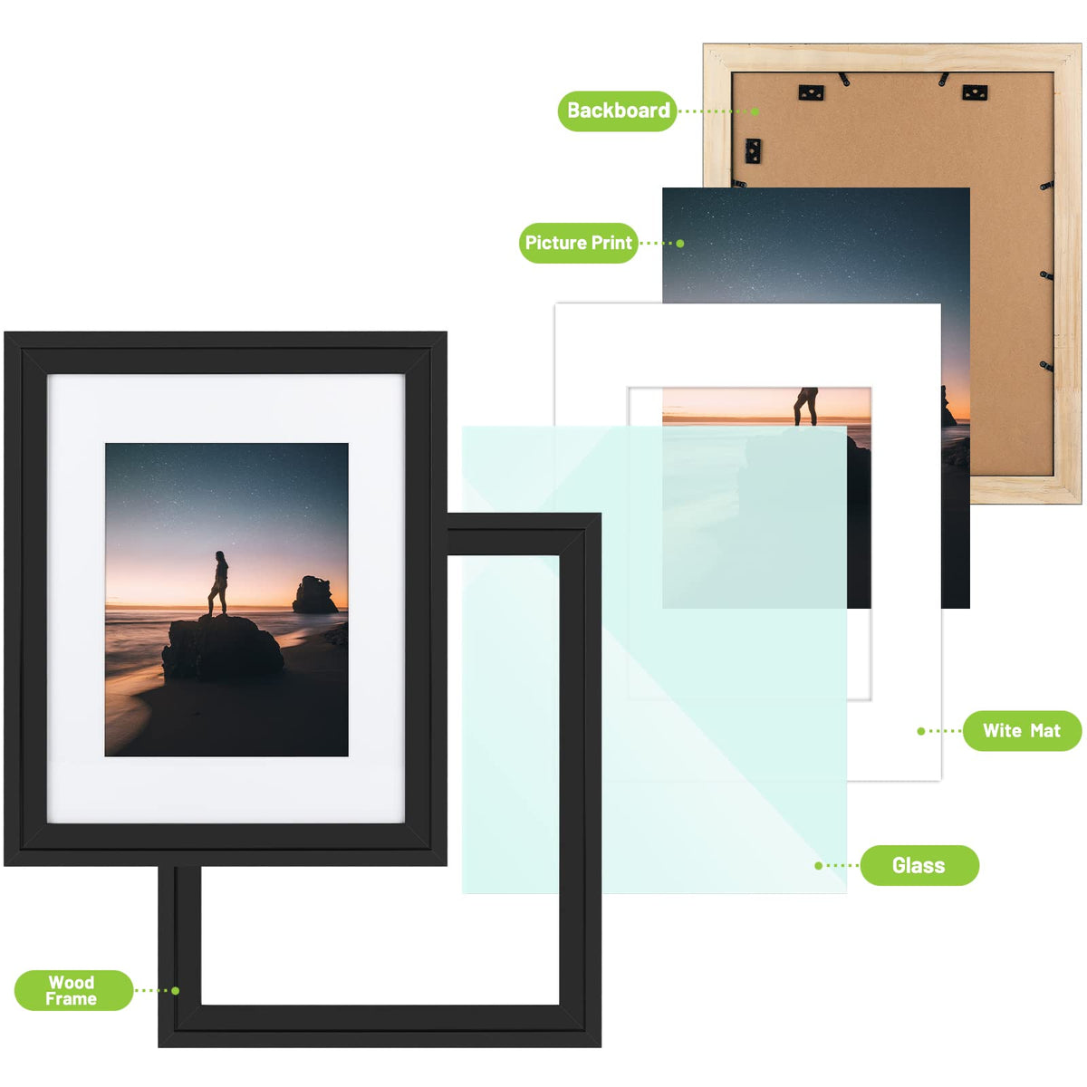 Golden State Art wall mount horizontal setup ready for portraits or posters.