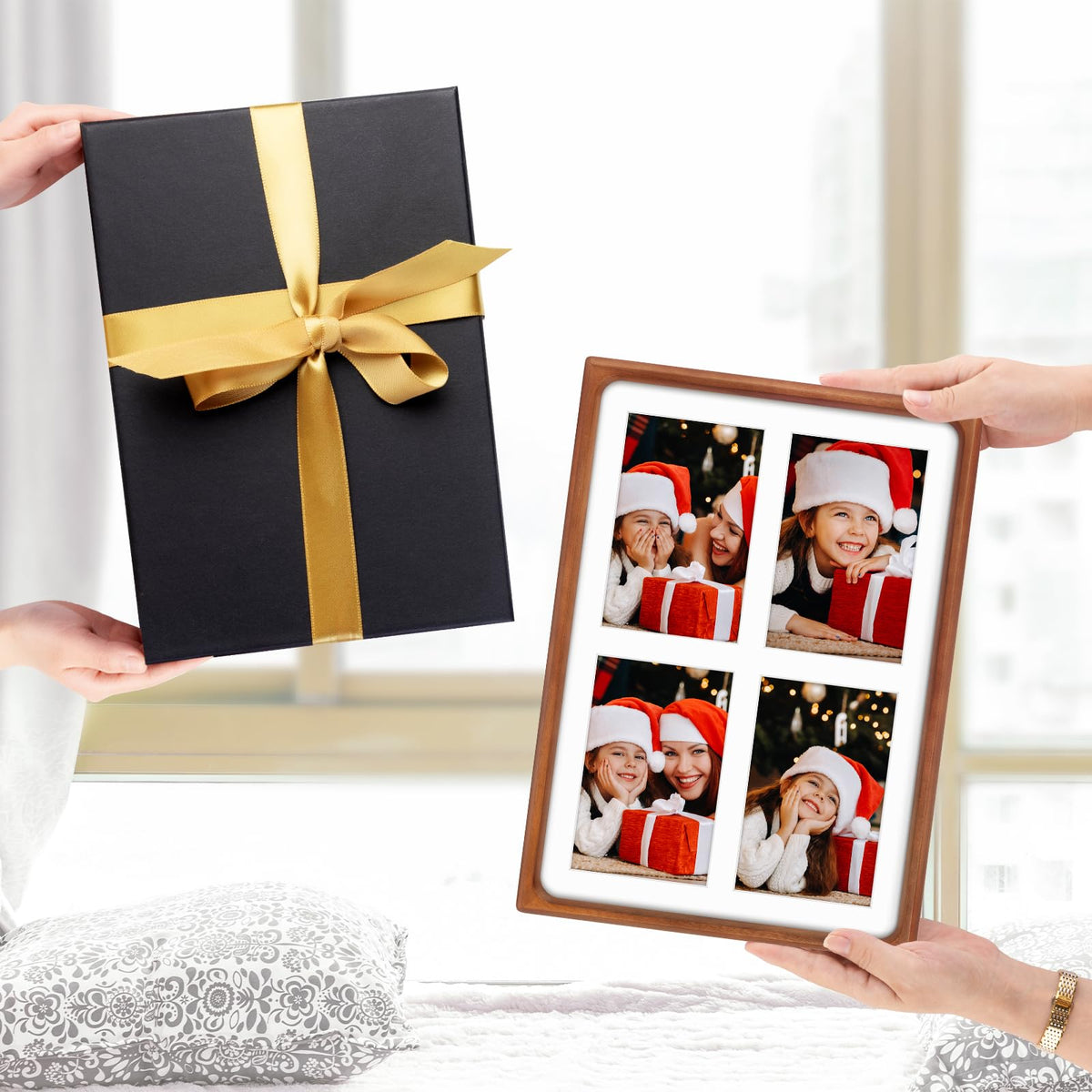 Golden State Art gift-ready collage frame ideal for birthdays, anniversaries, or celebrations