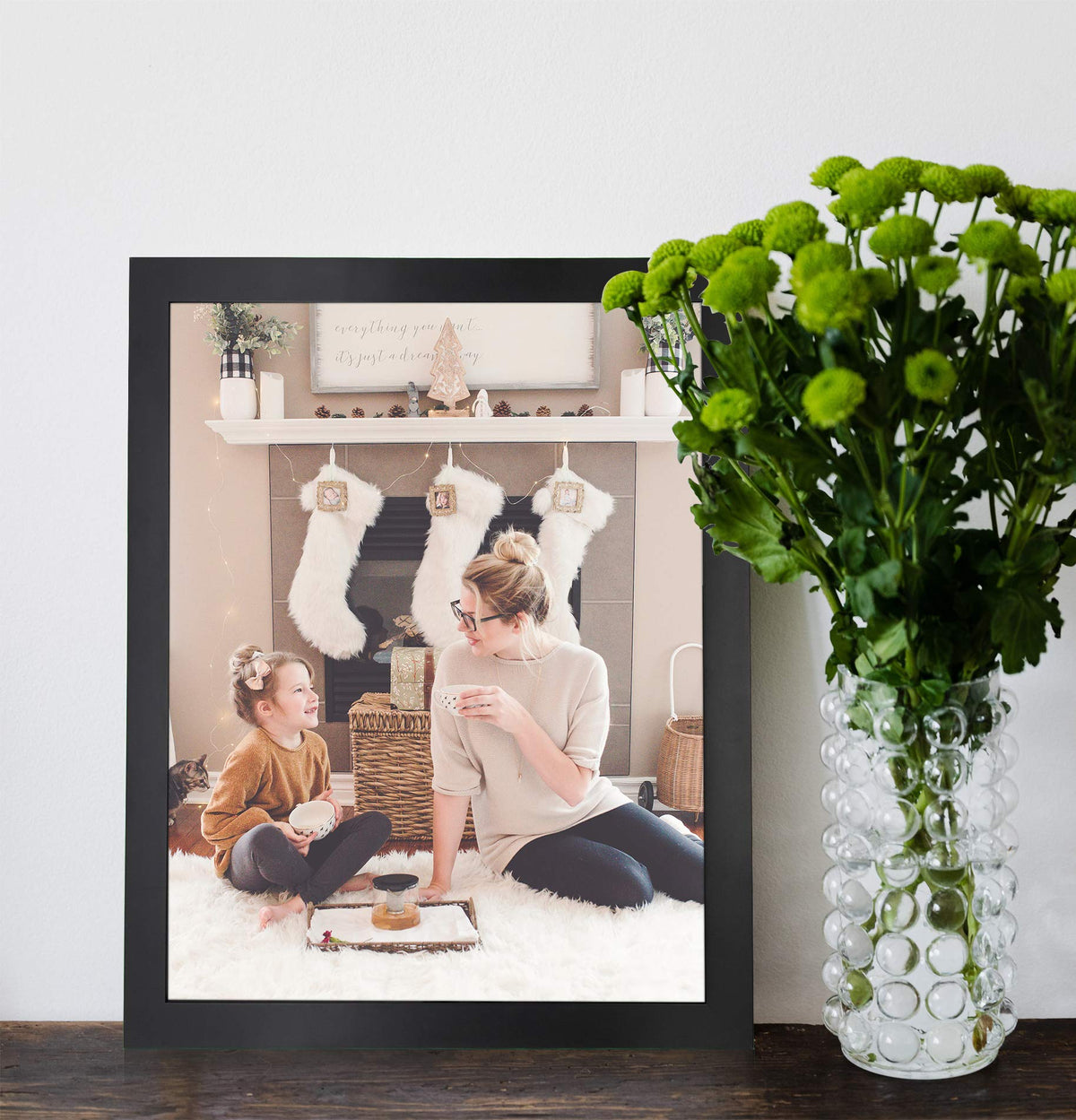 Golden State Art horizontal display with 16x20 frame for photos