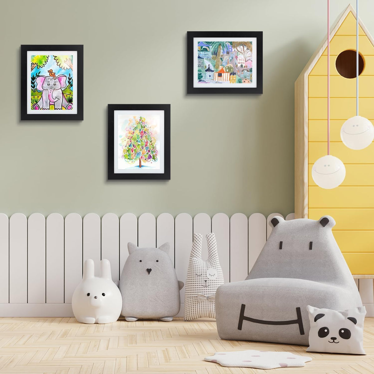 Golden State Art MDF frame offers durable kid friendly finish