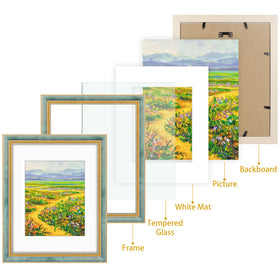 Golden State Art ornate frame makes a thoughtful gift for Christmas or weddings.