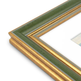 Golden State Art ornate frame with mat for 8x10 photos.