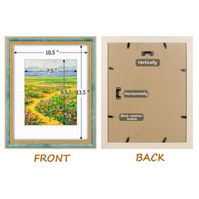 Golden State Art frame thickness 0.7 inches adds subtle depth.