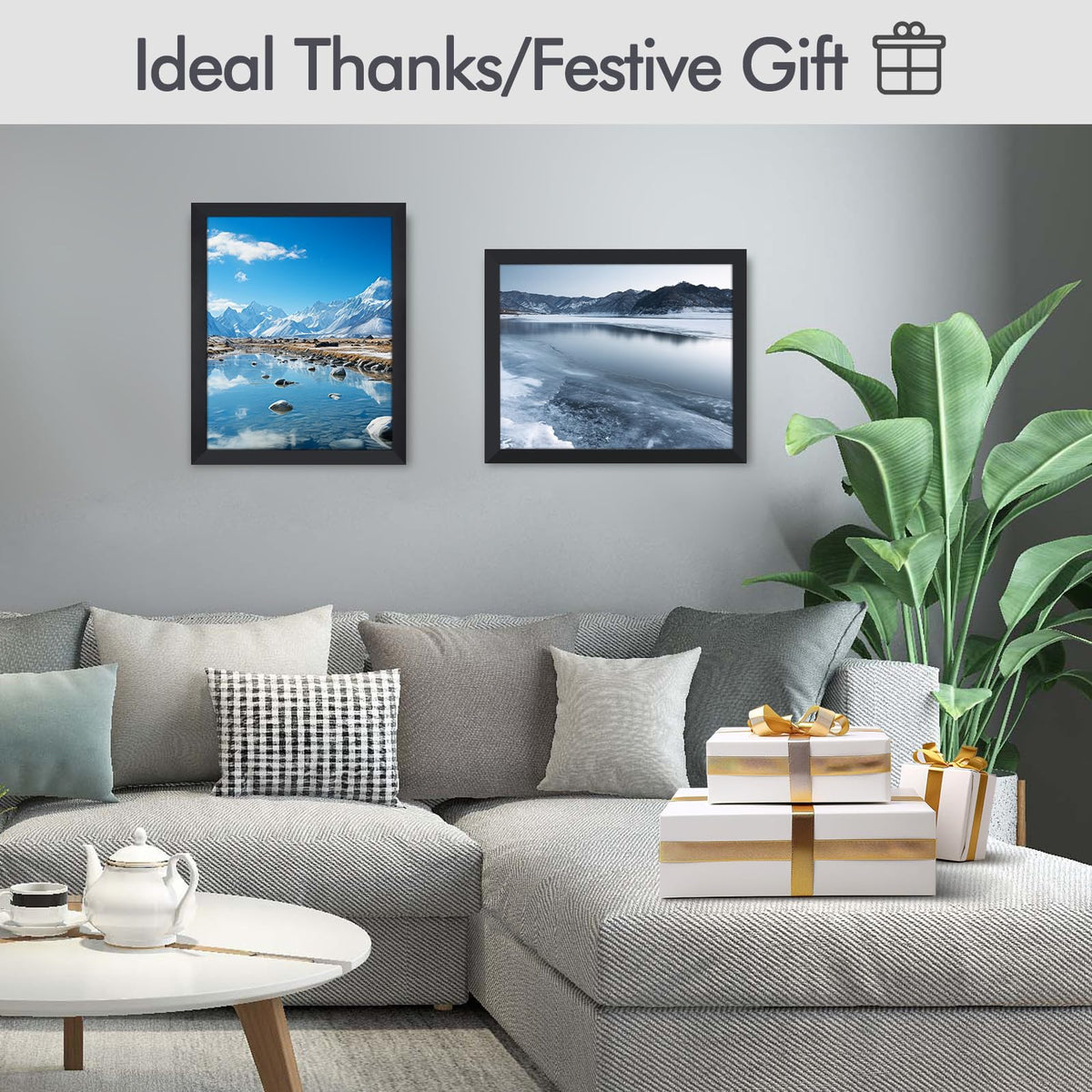 Golden State Art gift-ready black frame for any occasion