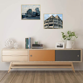 Golden State Art removable mat with 8x10 opening fits 8.5x11 photos