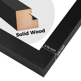 Golden State Art sawtooth hanger supports easy wall mounting.
