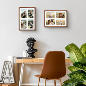 Golden State Art solid wood brown finish frame built to last and resist warping