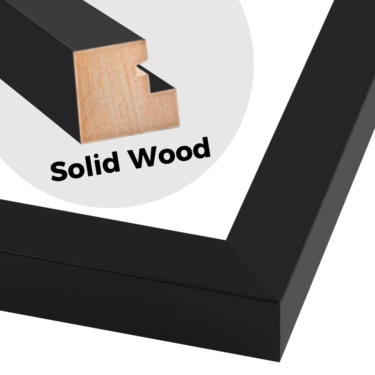 Golden State Art swivel tabs enable quick rear access for changes.