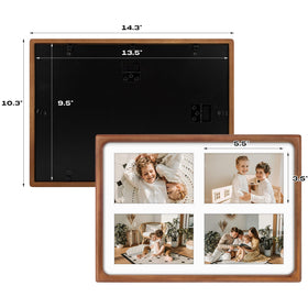 Golden State Art tempered glass backboard protects photos while preserving a clean display
