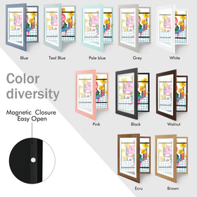 Golden State Art two-way back hangers support horizontal or vertical display