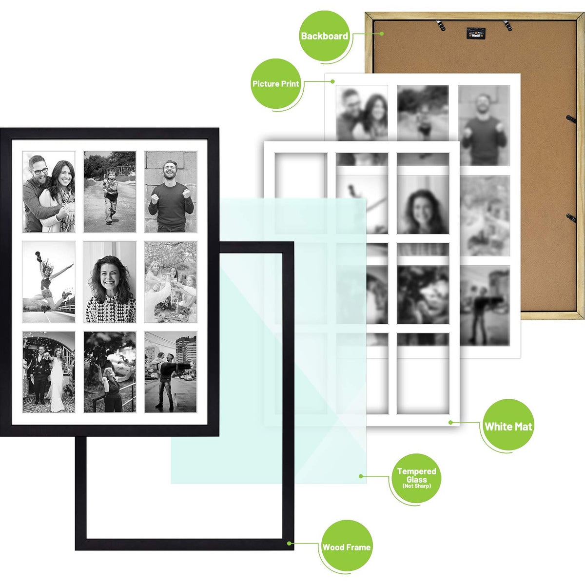 Golden State Art vertical and horizontal display options adapt to your space.