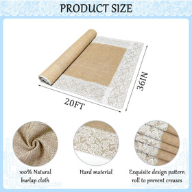 GoldenXin burlap texture provides natural backdrop for outdoor weddings.