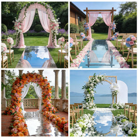 GoldenXin Durable Thick Aisle Runner stands up to multiple uses.