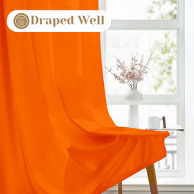 GoldLawn rod-pocket curtains for easy hanging and quick room updates