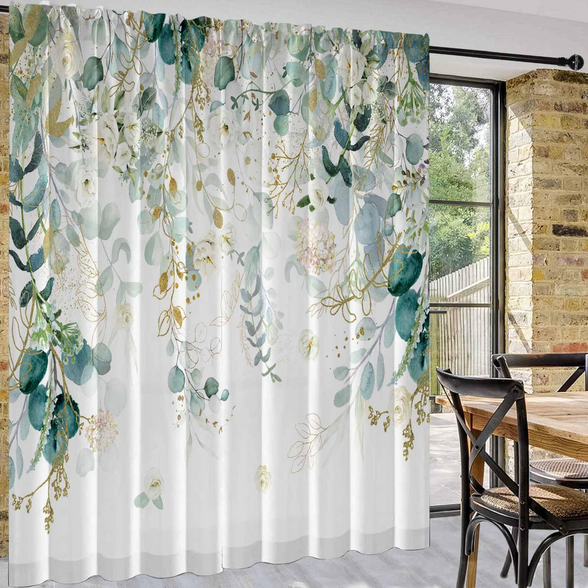 GOLDLAWN Farmhouse-inspired curtains suitable for modern interiors.