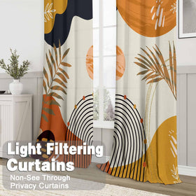 GOLDLAWN machine-washable fabric curtains offer easy daily care.