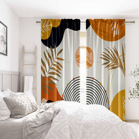 GOLDLAWN rainbow living room curtains, light-filtering design brightens spaces with privacy.