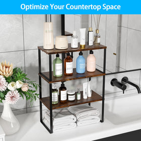 Golener space-saving corner rack supports versatile organization across rooms