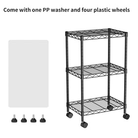 Golpart 3-Tier Shelves adjustable height enables flexible spacing