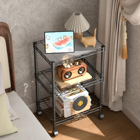Golpart shelving unit with adjustable feet for stable placement.