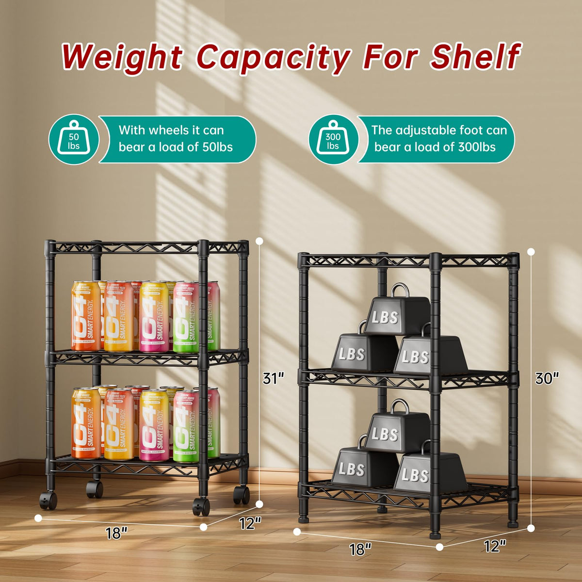 Golpart coated steel shelf resists water and rust for bathrooms.