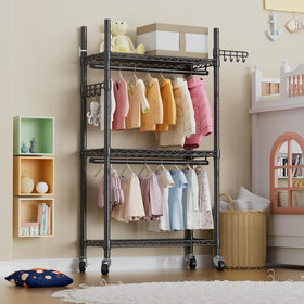 Golpart versatile freestanding rack suits bedrooms, laundry rooms, and studios.