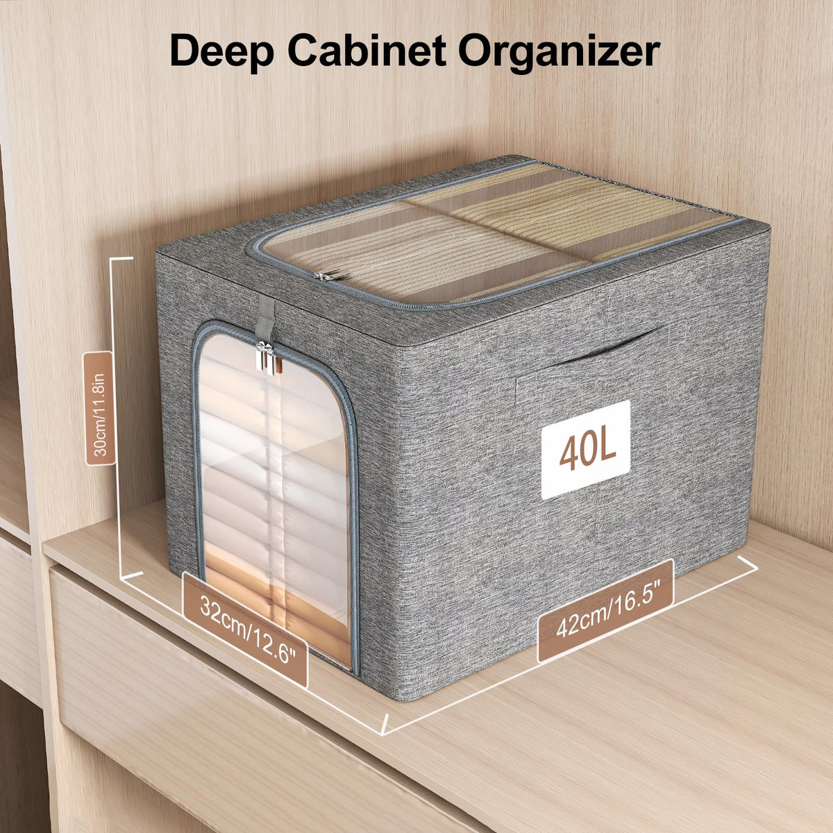 GoMaihe 40L bin metal frame closeup showing sturdy support