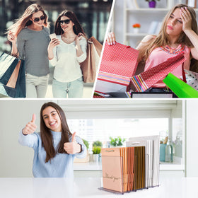 GoMaihe compact closet organization maximizes space and preserves bag shape.