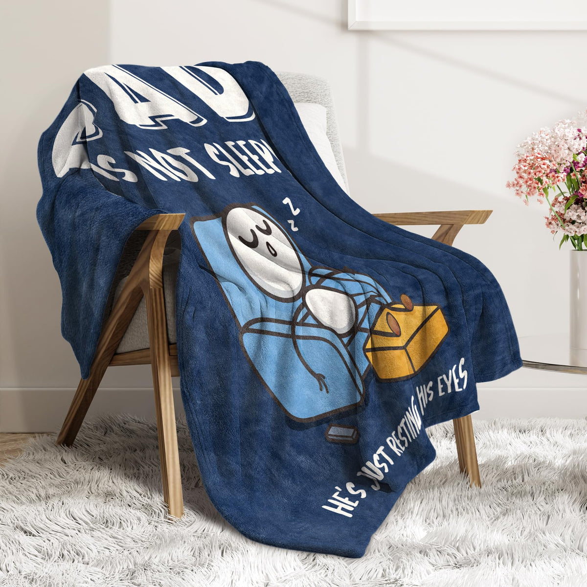 GoMelley soft flannel texture blanket for gentle snuggling