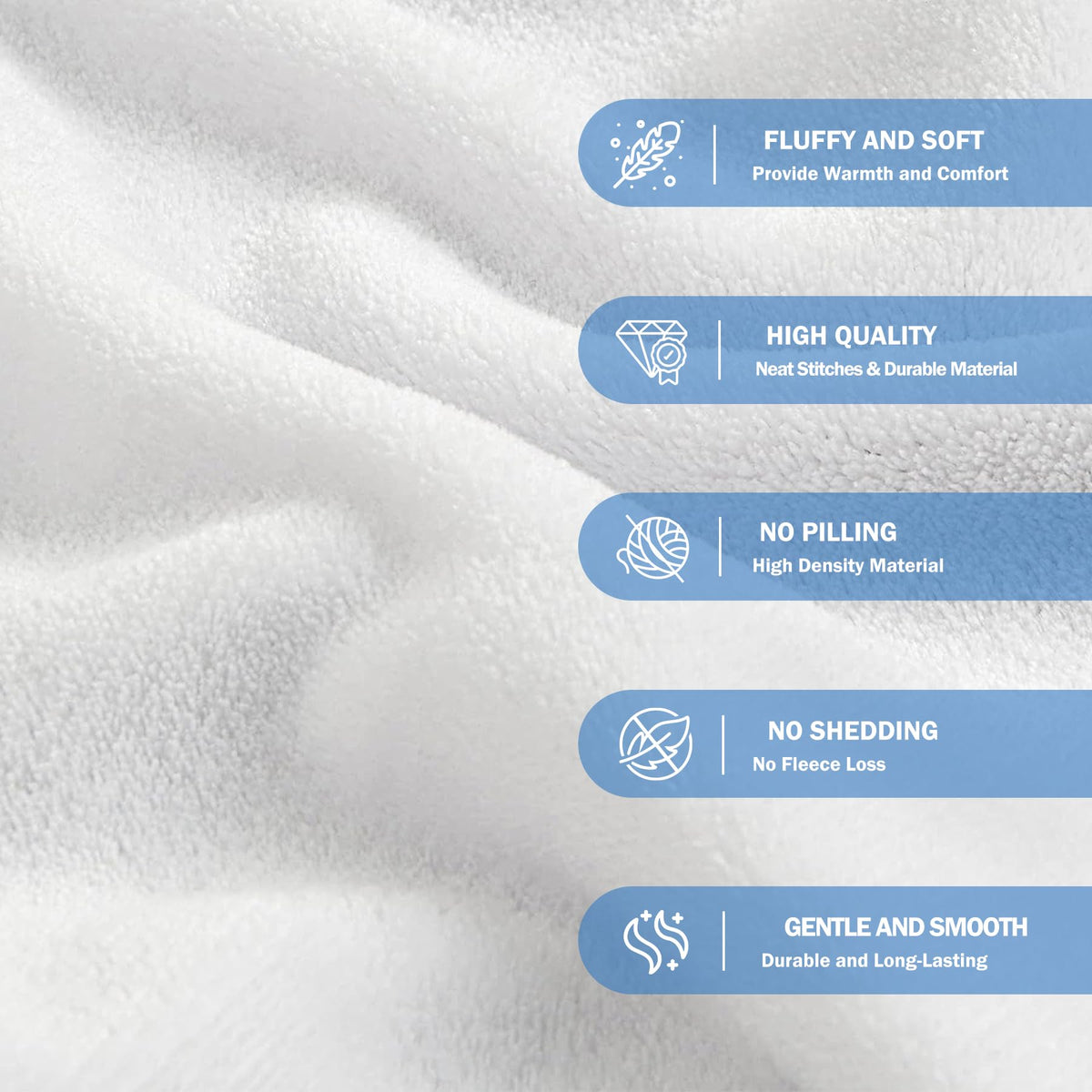 GoMelley soft flannel texture for warm, comfortable use