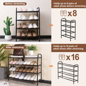 Gonfoam multipurpose shoe storage suitable for garage or closet