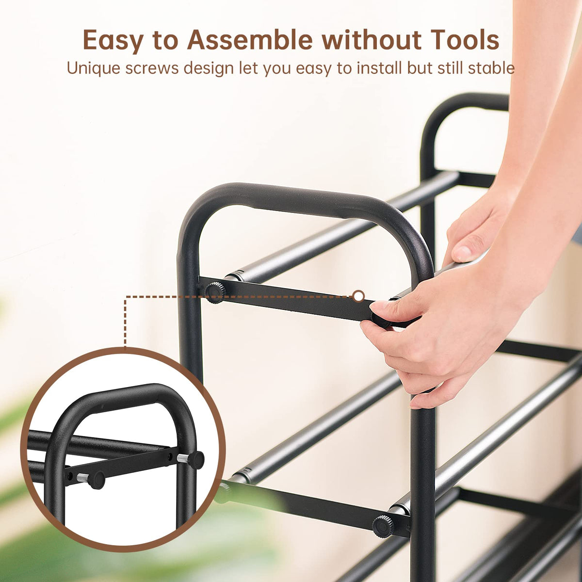 Gonfoam arch-handle model demonstrates easy mobility and relocation