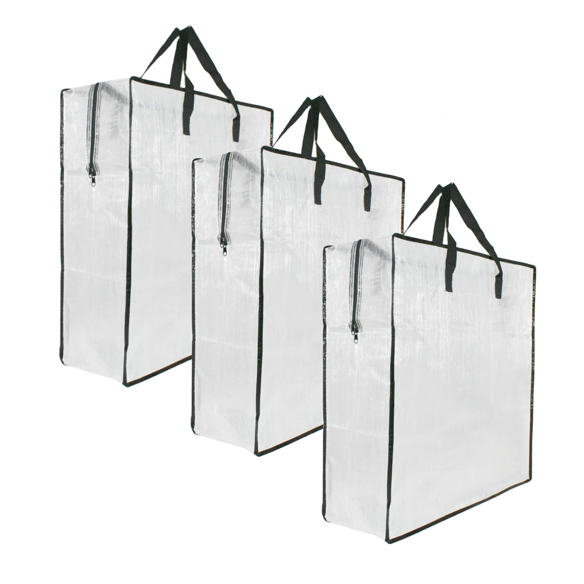 GONGKANGYUAN 3-pack clear storage bags show space-saving closet organization.