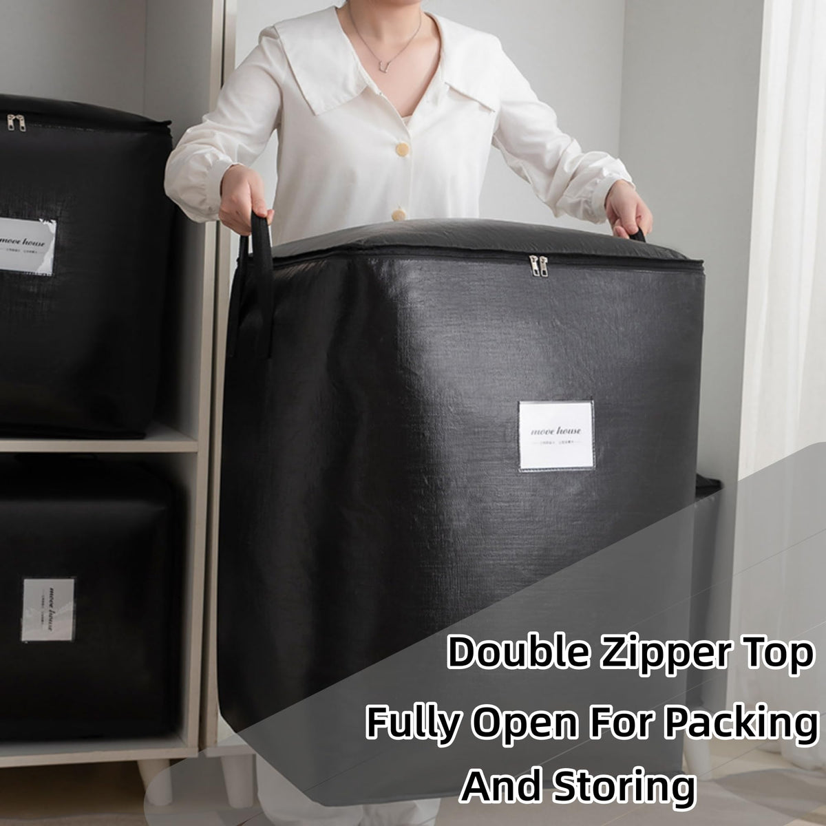 GONGKANGYUAN 91L bags organized for dorms and homes.